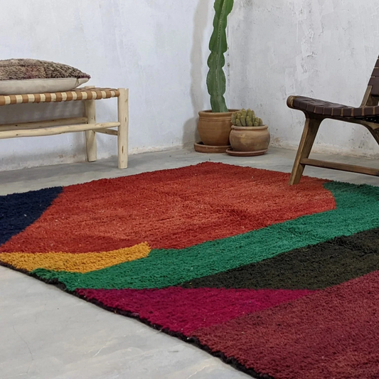 Johnny - Red Moroccan Rug